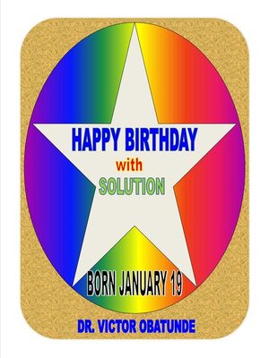 cover image of BORN JANUARY 19